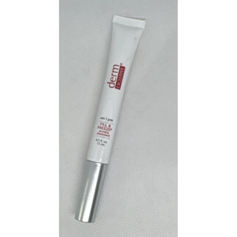 Derm Exclusive Fill & Freeze Wrinkle Treatment AM‎ PM 0.5 oz 15mL NEW SEALED